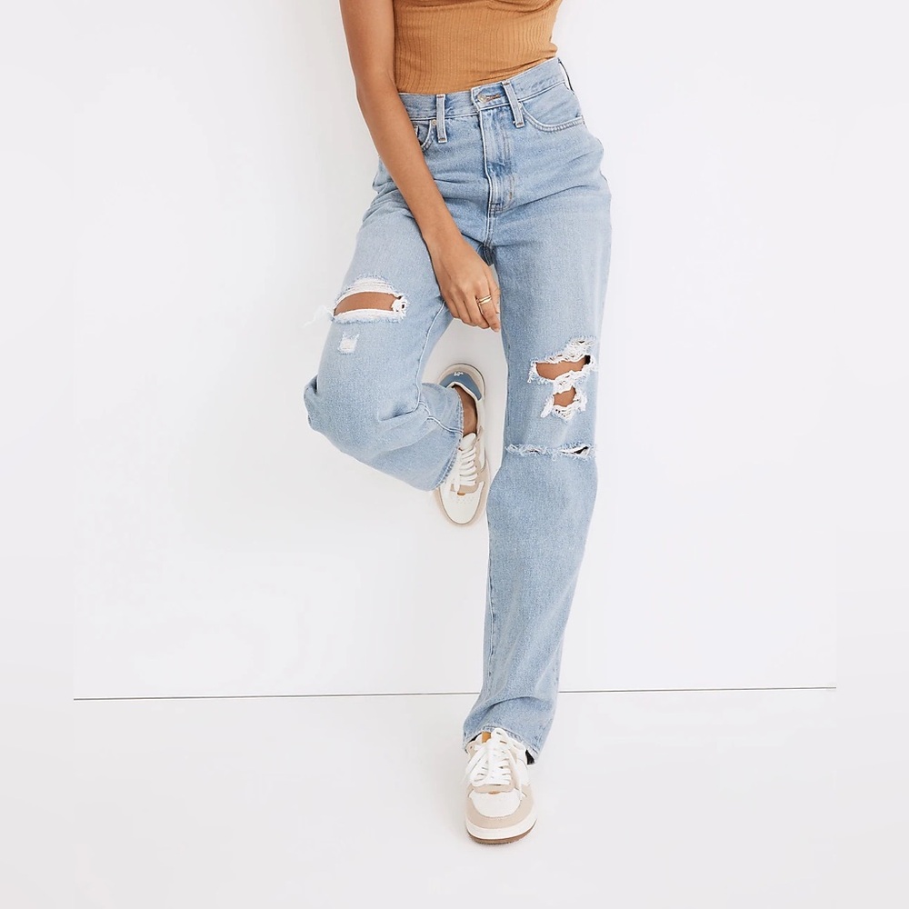 Madewell Baggy Straight Jeans